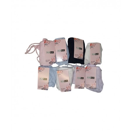 ΗΑΝΑ ΣΕΤ 8 Εσώρουχα String Reeb Βαμβάκι Πολύχρωμο