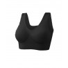 JOIN Γυναικείο Αθλητικό Σουτιέν Normal Size Φαρδιά Ράντα Μαύρο