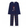 COOL Παιδική΄ Πυτζάμα με Αρκουδακια με Κουμπακια Μπλέ