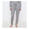 10225059-M033 TRIUMPH Cozy Comfort Cozy Trouser X Γυναικείο Πλεκτό Παντελόνι Loungewear Βισκόζη Normal Fit Γκρι Μελανζέ
