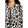 LYDIA CREATIONS Γυναικεία Ρόμπα Ζακέτα Φλίς Πολυεστερ Λεοπαρ