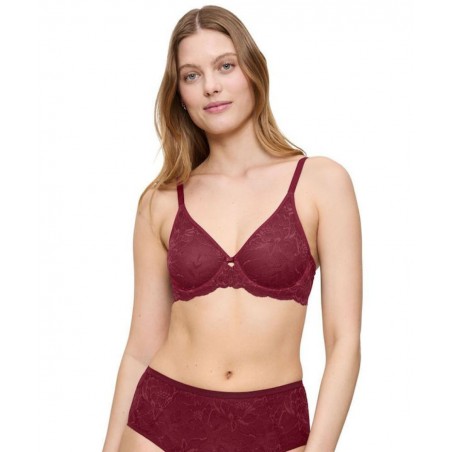 TRIUMPH AMOURETTE Charm T W02 Γυναικείο Σουτιέν Με Μπανέλες Normal Fit Πολυαμίδιο 10214458-6926 Κόκκινο