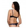 TRIUMPH COMFORT GLAM WHU Γυναικείο Σουτιέν Normal Fit Πολυαμίδιο 10224965-0004 Μαύρο