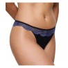 TRIUMPH COMFORT GLAM STRING Γυναικείο Σλίπ Normal Fit Πολυαμίδιο 10224956-0004 Μαύρο