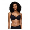 TRIUMPH BMU ILLUSION CURVE W01 Γυναικείο Σουτιέν Normal Fit Πολυαμίδιο 10224856-0004 Μαύρο