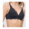 TRIUMPH AMOURETTE CHARM T P Γυναικείο Σουτιέν Χωρίς Μπανέλες Normal Fit Πολυαμίδιο 10214457-00JO Μπλέ