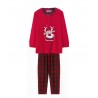 COOTAYA ΣΕΤ Παιδική Χριστουγεννιάτικη πυζάμα RUDOLF Βισκοζ 3293 Κόκκινο