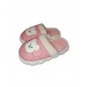 SESAMAL Παιδικές Παντόφλες Καπιτονέ Αρκουδάκι Σόλα Ελαστική Ροζ