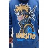 NEW WAVE Ανδρικό Τρίκλωνο Φούτερ Σχέδιο Πλάτη NARUTO 252-40-05 Βαμβάκι Μπλέ