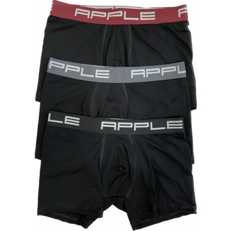 Apple Ανδρικά Μποξεράκια Μαύρα 3Pack 0113965-1