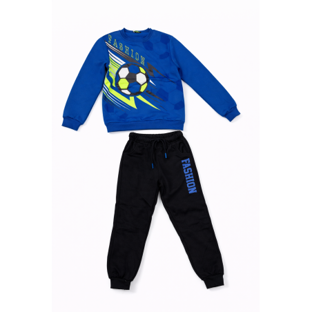 JOIN Παιδικό Σετ Φόρμας Για Αγορι ZL30 Μπλε & Μαύρο