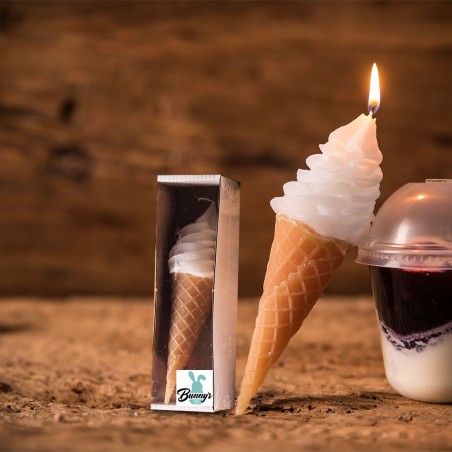 Κερί Παγωτό Χωνάκι 16x ø5cm