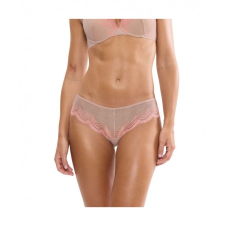 TRIUMPH Comfort Glam Hipster Γυναικείο Σλιπ Πολυαμίδιο Normal Fit 10224929-7297 Μπεζ Της Άμμου