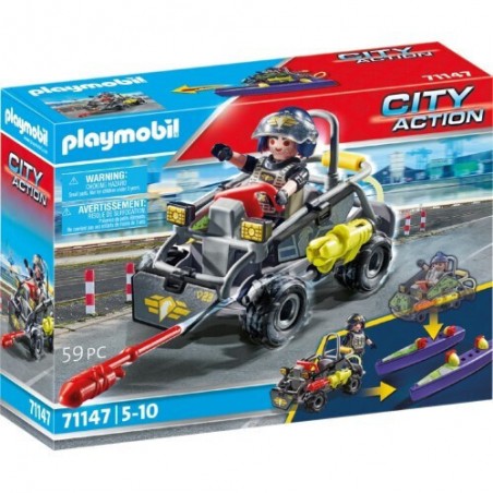 Playmobil City Action Αμφίβιο Όχημα Ειδικών Δυνάμεων για 5-10 ετών