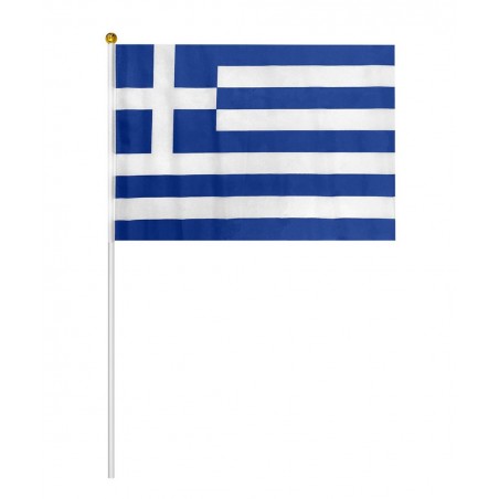 JOIN Σημαία Ελληνική Πάνινη με Λαβή 32x45cm