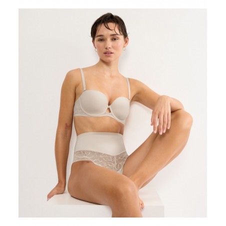 10226400-00NZ TRIUMPH COMFORT CONTOUR WDP ΓΥΝΑΙΚΕΙΟ ΣΟΥΤΙΕΝ ΠΟΛΥΑΜΙΔΙΟ NORMAL FIT ΜΠΕΖ