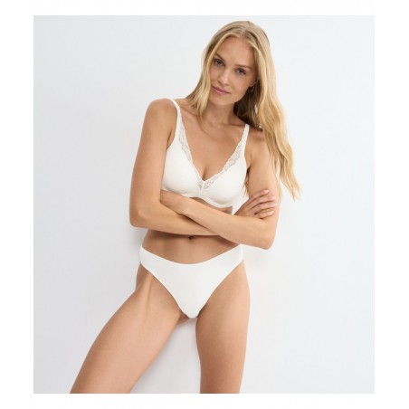 10219711-1595 TRIUMPH BODY MAKE UP ILLUSION LACE HIGHLEG TAI ΓΥΝΑΙΚΕΙΟ ΣΛΙΠ NORMAL FIT ΠΟΛΥΑΜΙΔΙΟ ΚΡΕΜ