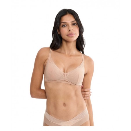 10226602-00EP TRIUMPH BREATH & LIFT SMART PU ΓΥΝΑΙΚΕΙΟ ΣΟΥΤΙΕΝ ΠΟΛΥΕΣΤΕΡΑΣ NORMAL FIT ΜΠΕΖ