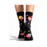 HOHO SOCKS Unisex Κάλτσες Ice cream Βαμβάκι JT-0001-2 Μαύρο