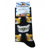 CARNAVAL Unisex Κάλτσες Cats Glasses Βαμβάκι ΜΑΥΡΟ