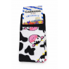 CARNAVAL Unisex Κάλτσες Cow Βαμβάκι ΜΑΥΡΟ