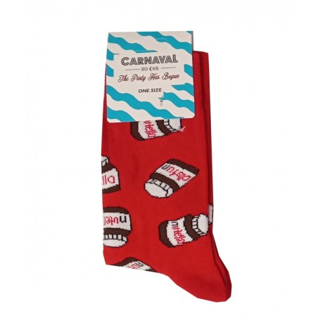 CARNAVAL UNISEX Κάλτσες Σχέδια Yammy Βαμβάκι Κόκκινο