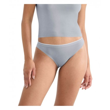 10224864-3602 SLOGGI Γυναικείο Σλίπ GO SENSE TANGA 2P Normal Fit Μοντάλ Γκρί
