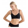 10226703-0004 SLOGGI Γυναικείο Σουτιέν Zero Feel Pure Soft Bra Normal Fit Μοντάλ Μαύρο