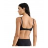 10226693-0004 SLOGGI Γυναικείο Σουτιέν ZERO FEEL PURE THE PUSH UP Normal Fit Πολυέστερ Mαύρο