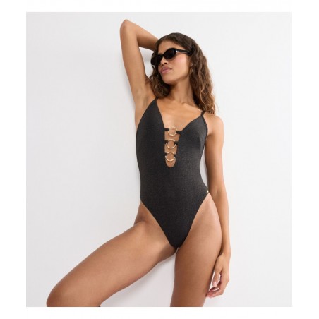 TRIUMPH Summer Sunset O 02 Γυναικείο Μαγιό Ολόσωμο Πολυαμίδιο Normal Fit 10226519-0004 Μαύρο