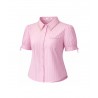 JOIN Γυναικείο Ριγέ Πουκάμισο Στρας CH8393-1 Ροζ
