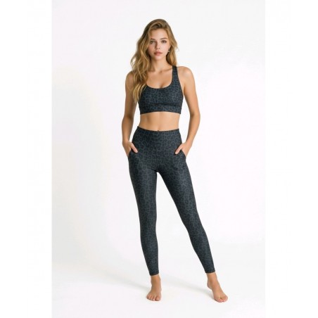 JOIN Γυναικείο Κολάν Λεοπάρ Σκούρο Μπλε 057-02