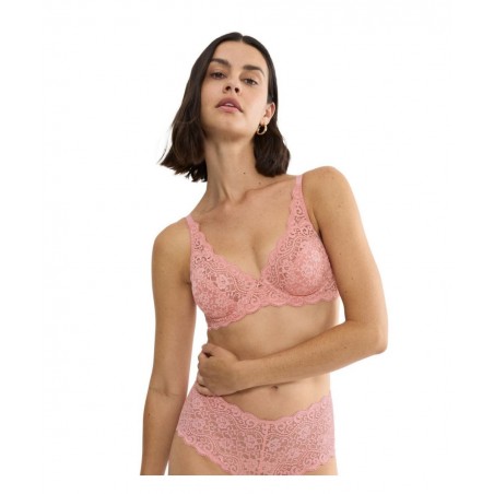 Triumph Amourette W Γυναικείο Σουτιέν 10209574-00BE Πολυαμίδιο Normal-Fit Ροζ