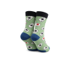 Calzeman Κάλτσα Πράσινη με σχέδιο Τράπουλα