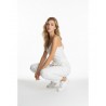 JOIN Γυναικείο Παντελόνι Με Ρυθμιζόμενο Κορδόνι -ΛΕΥΚΟ