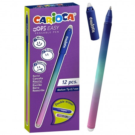 Στυλό που Σβήνει με Γόμα 0.7mm 12 PAC