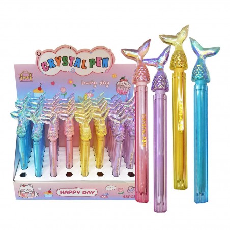 Στυλό με Καπάκι Γοργόνα 16,5cm 48 PAC