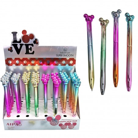 Στυλό Μπάλα με Ποντίκι Κεφάλι 15cm 48 PAC