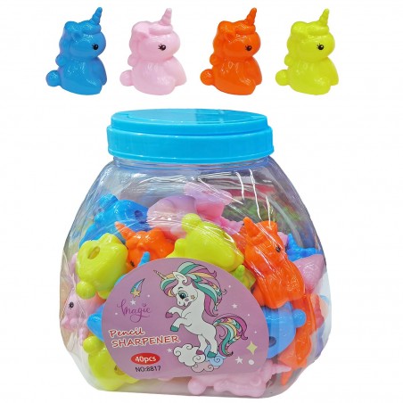 Ξύστρα Βαρελάκι Μονόκερος 6,5x4,5cm 40 PAC