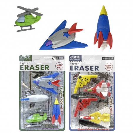 Γόμες 3d Ιπτάμενα 4τεμ ~4cm 24 PAC