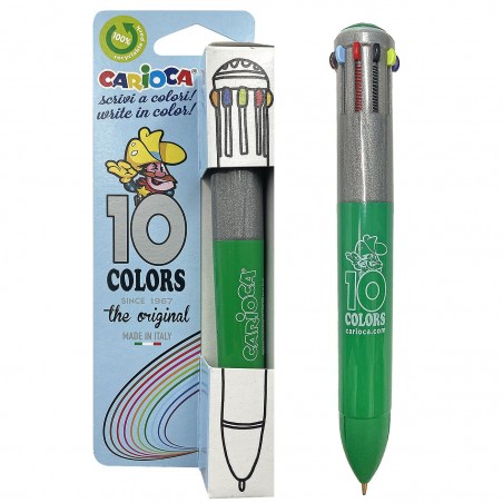 Στυλό 10 Χρωμάτων Carioca Ballpoint 1.0mm