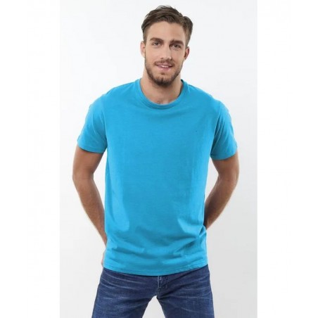 COTTON POINT CP-1100-28 Ανδρικό T-Shirt 155gr Μονόχρωμο Τυρκουάζ